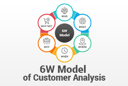 6W Model of Customer Analysis PowerPoint Template