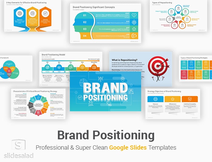 Brand Positioning Google Slides Template Diagrams
