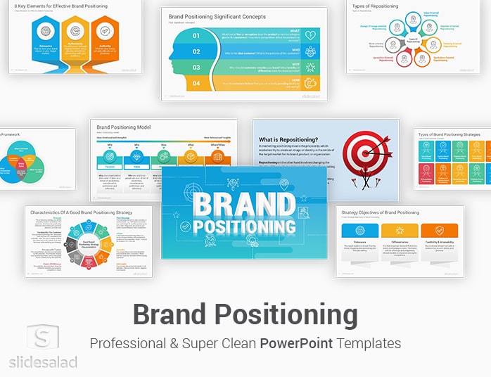 Brand Positioning PowerPoint Template Diagrams