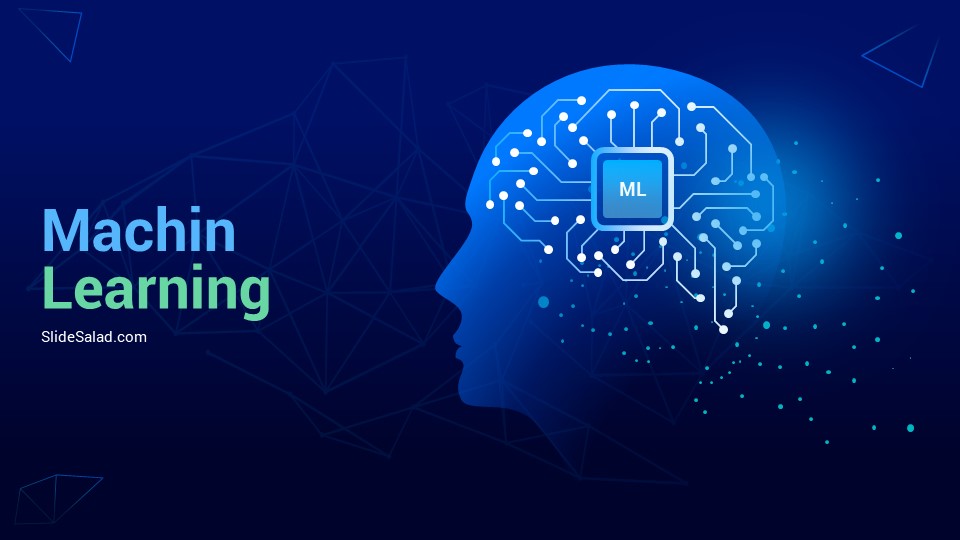 Machine Learning PowerPoint Template Designs SlideSalad