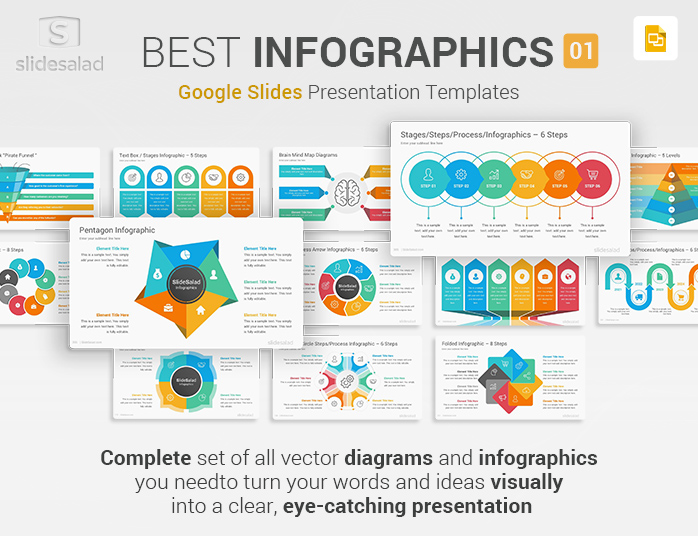 Best Infographics Google Slides Templates Pack 01