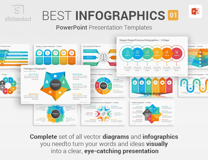 25 Best Infographic Presentation Powerpoint Templates Images