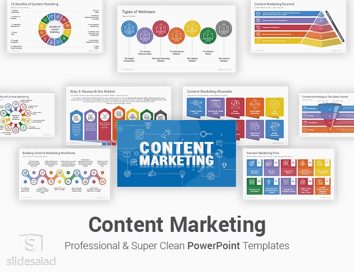 Content Marketing PowerPoint Template Designs