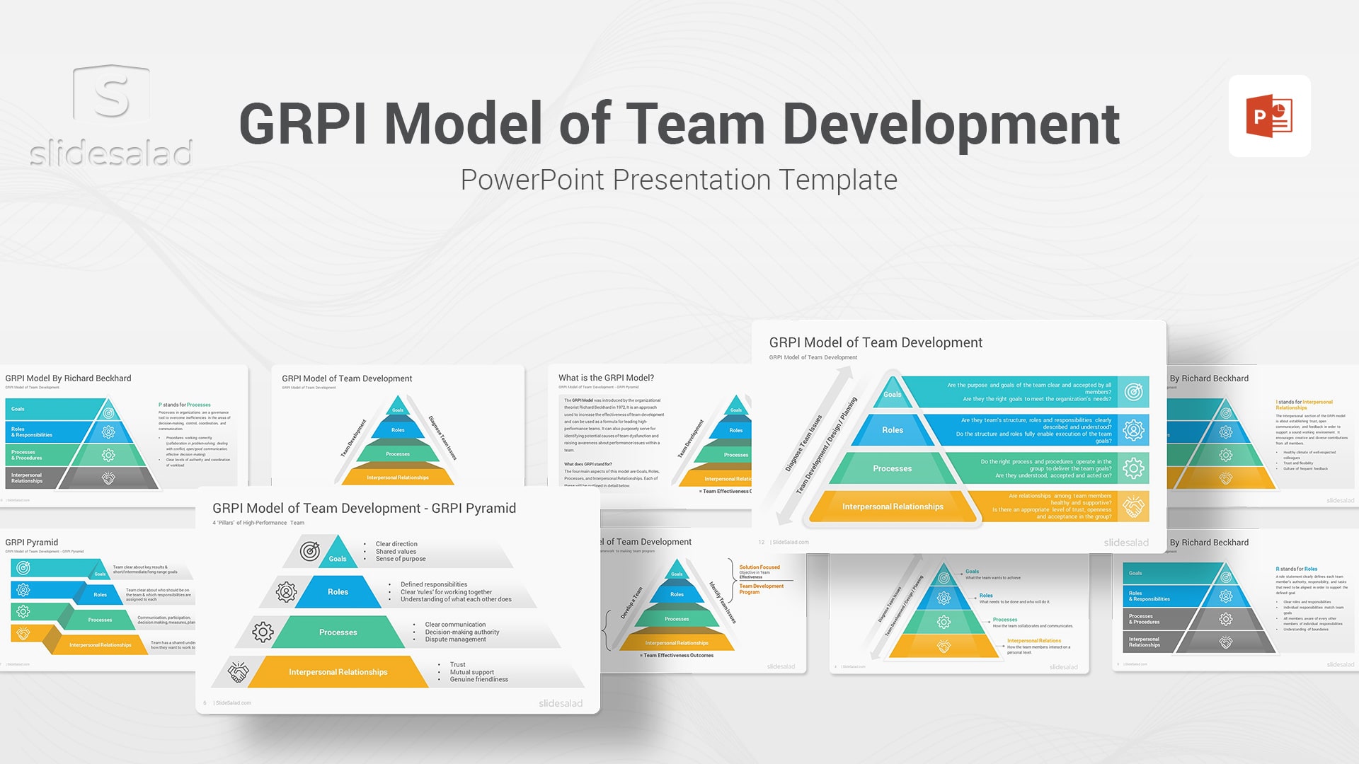 GRPI Model PowerPoint Template Diagrams – Team Development PowerPoint Template Designs