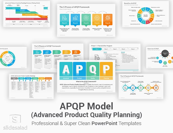 APQP Framework PowerPoint Template Diagrams Designs For Presentations