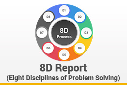 8D Problem Solving Report Google Slides Template