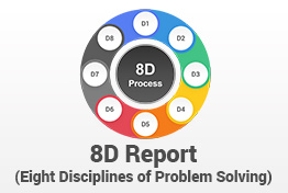 8D Problem Solving Report PowerPoint Template