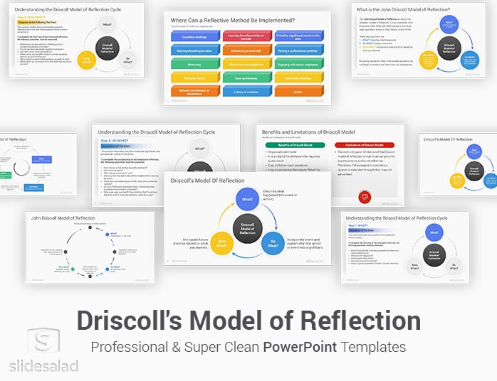 Driscoll Model of Reflection PowerPoint Template
