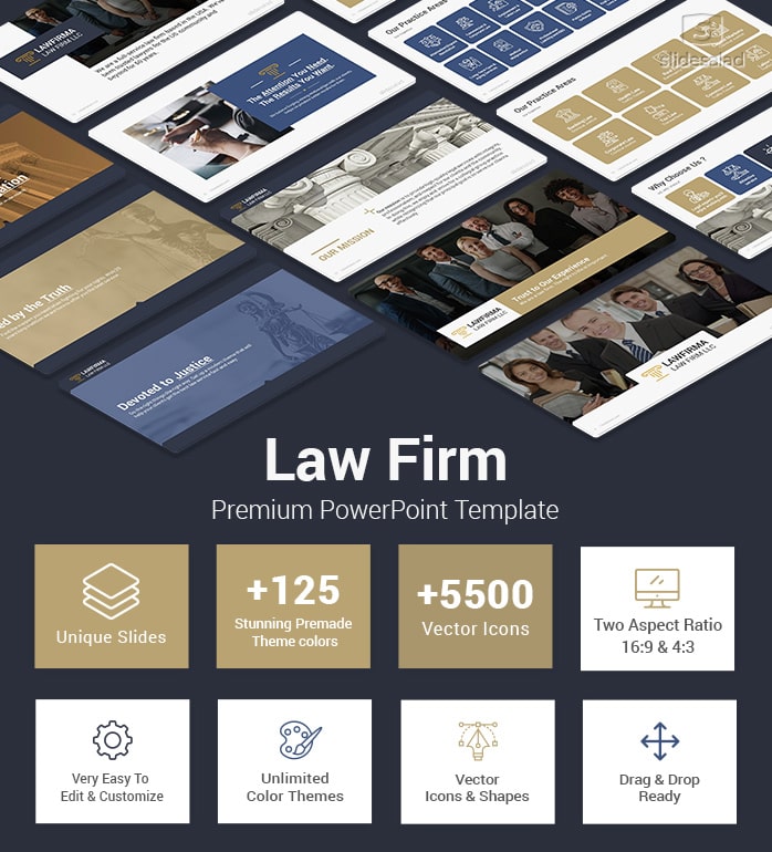 Law Firm PowerPoint Template Designs