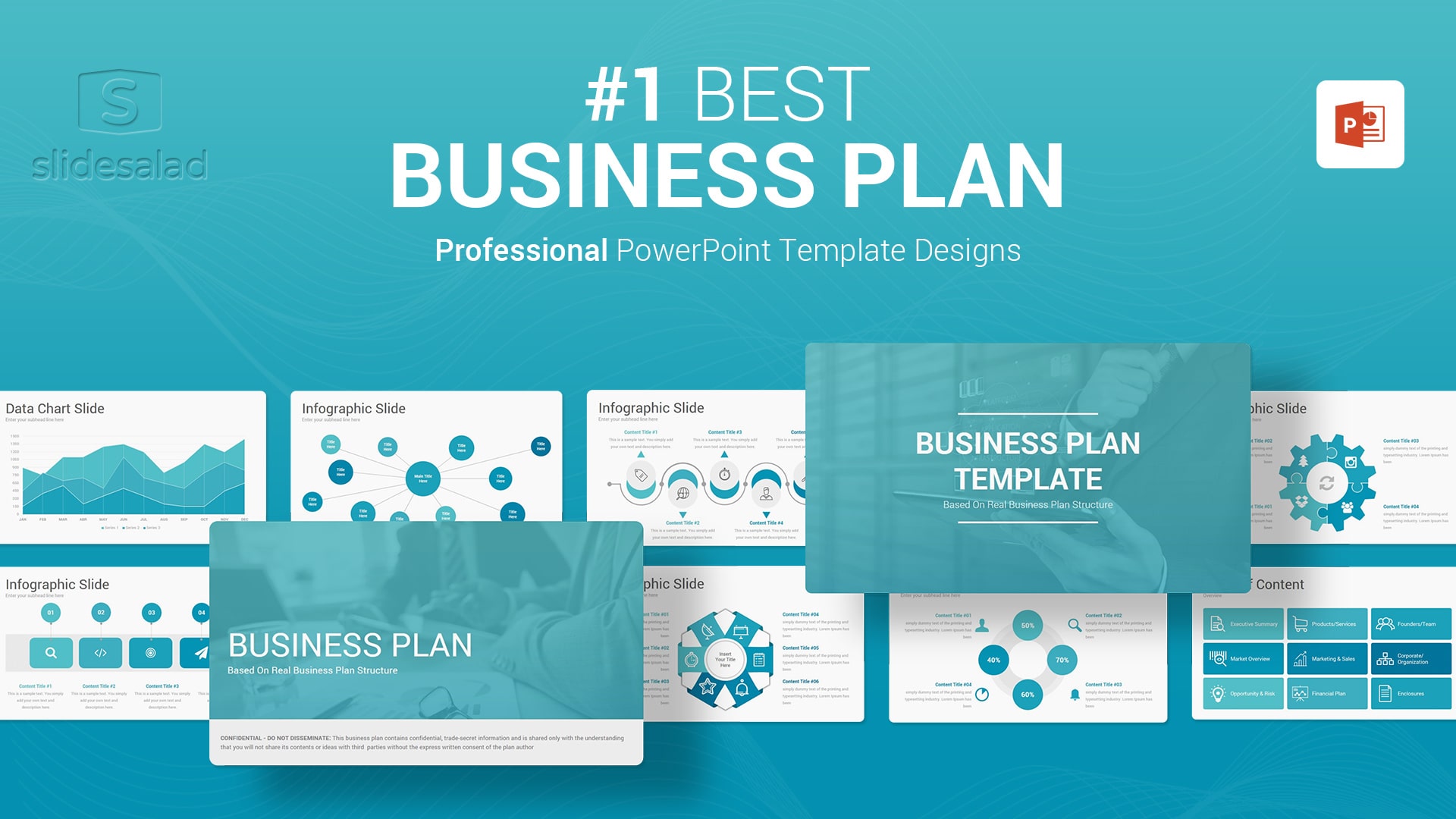 Business Plan PowerPoint Presentation Template - Simple Business Planning Examples in PowerPoint Templates