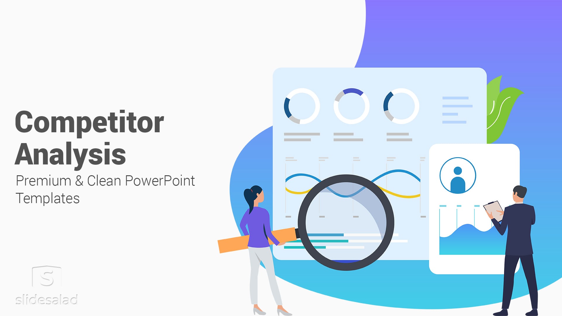 Competitor Analysis PowerPoint Template - Market Competition PPT Design Themes and Layouts