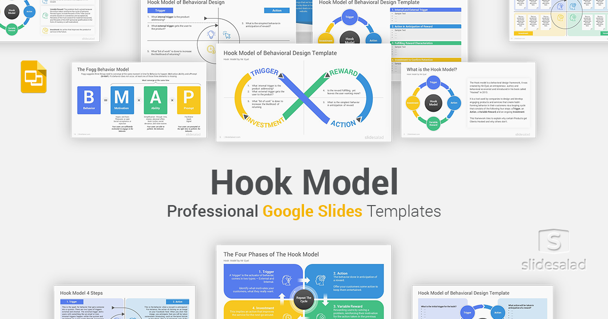 Hook Model Google Slides Template Diagrams - SlideSalad