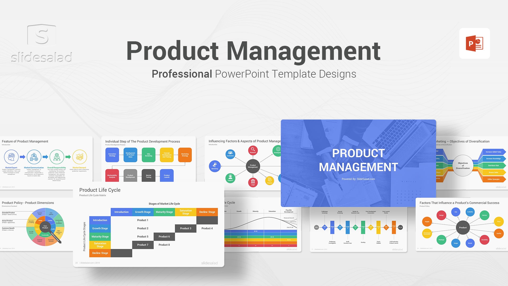 Product Management PowerPoint Template - Minimalist Presentation PPT Example