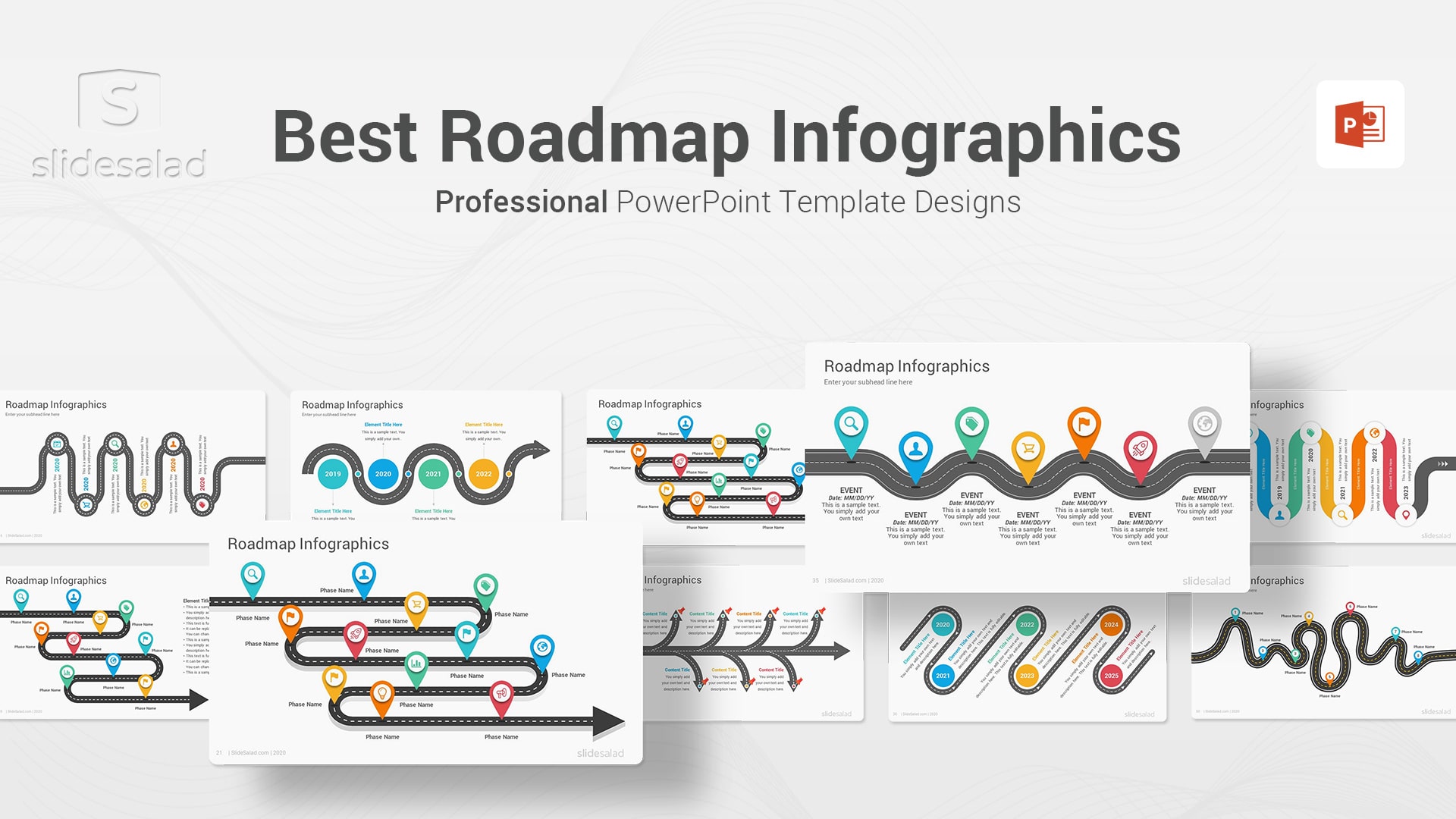 Best Roadmap Infographics PowerPoint Template Designs - Amazing Sales Presentation PPT Template