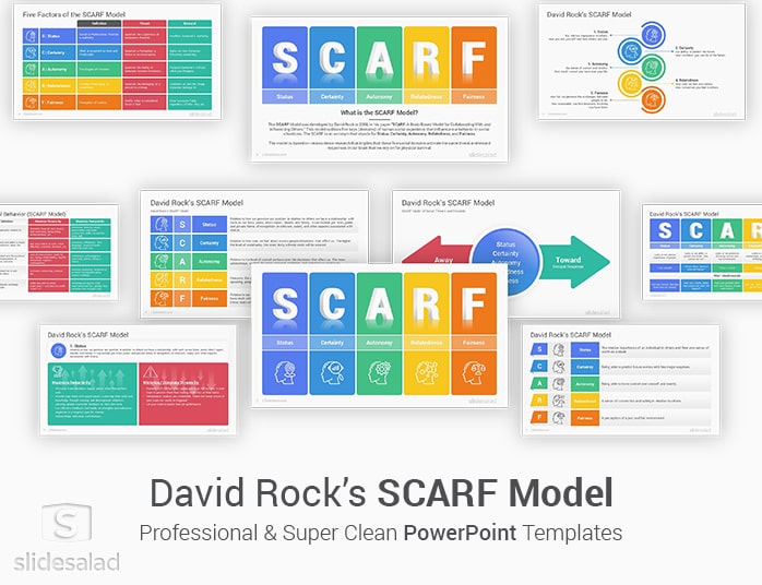 SCARF Model PowerPoint Template Diagrams
