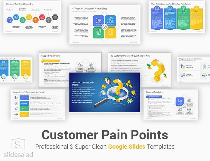 Customer Pain Points Google Slides Template Designs