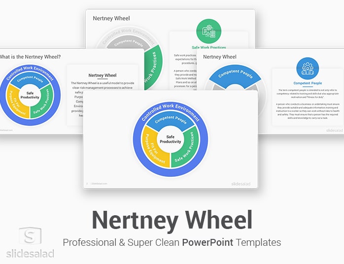 Nertney Wheel PowerPoint Template Designs