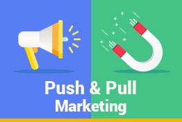 Push and Pull Marketing Google Slides Template Designs