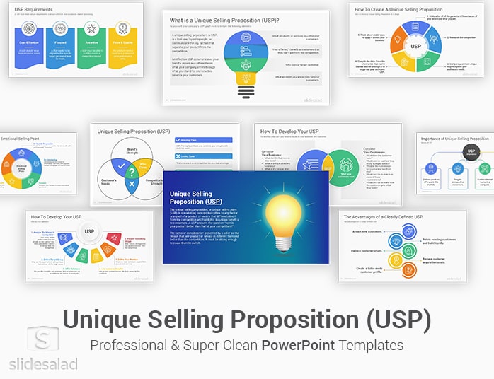Unique Selling Proposition PowerPoint Template Designs