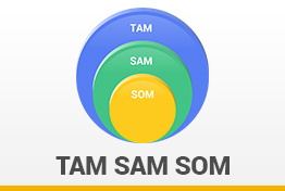 TAM SAM SOM Google Slides Template Designs