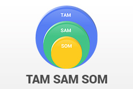 TAM SAM SOM PowerPoint Template Designs