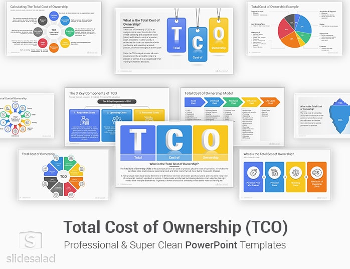 Total Cost of Ownership PowerPoint Template Designs