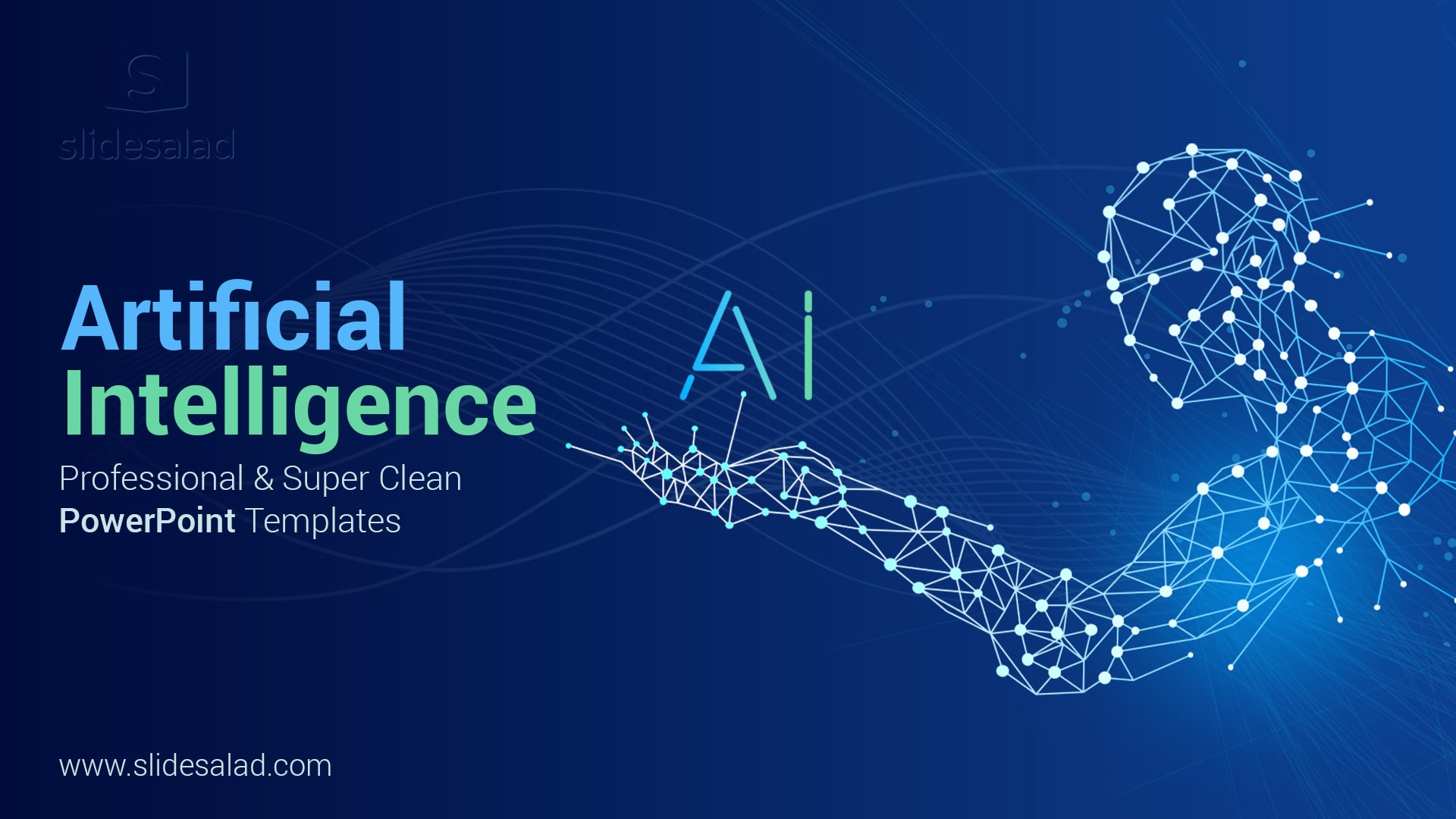 Artificial Intelligence PowerPoint Template Designs - Create a Comprehensive Presentation on Simulation of Human Intelligence in Machines