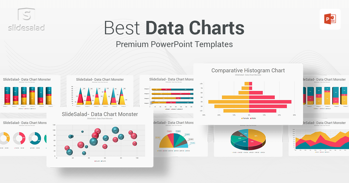 Data Charts Powerpoint Presentation Templates Slidesalad