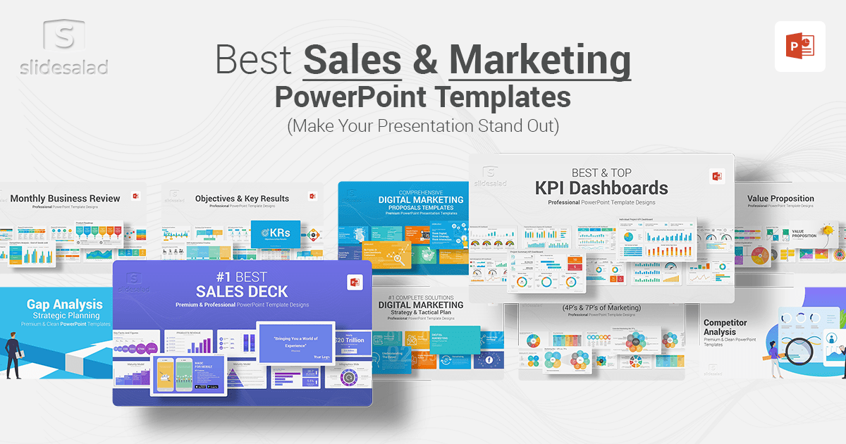 Marketing And Sales PowerPoint Presentation Templates - SlideSalad
