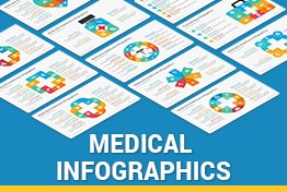 Medical Infographics Google Slides Template Shapes