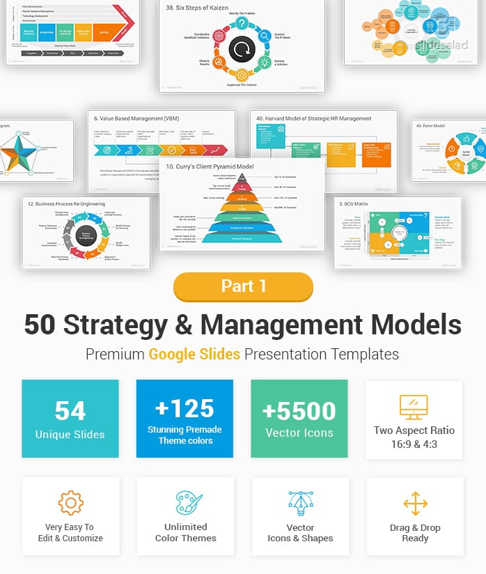 Strategy and Management Models Google Slides Templates