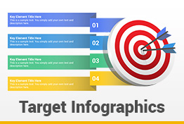Target Infographics Google Slides Template Diagrams