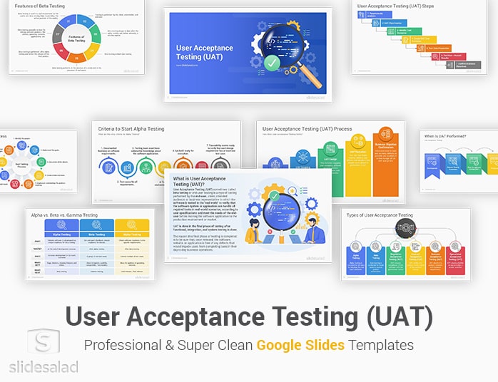 User Acceptance Testing Google Slides Template Designs