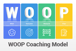 WOOP Coaching Model PowerPoint Template Designs