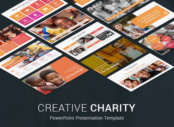 charity PowerPoint presentation template