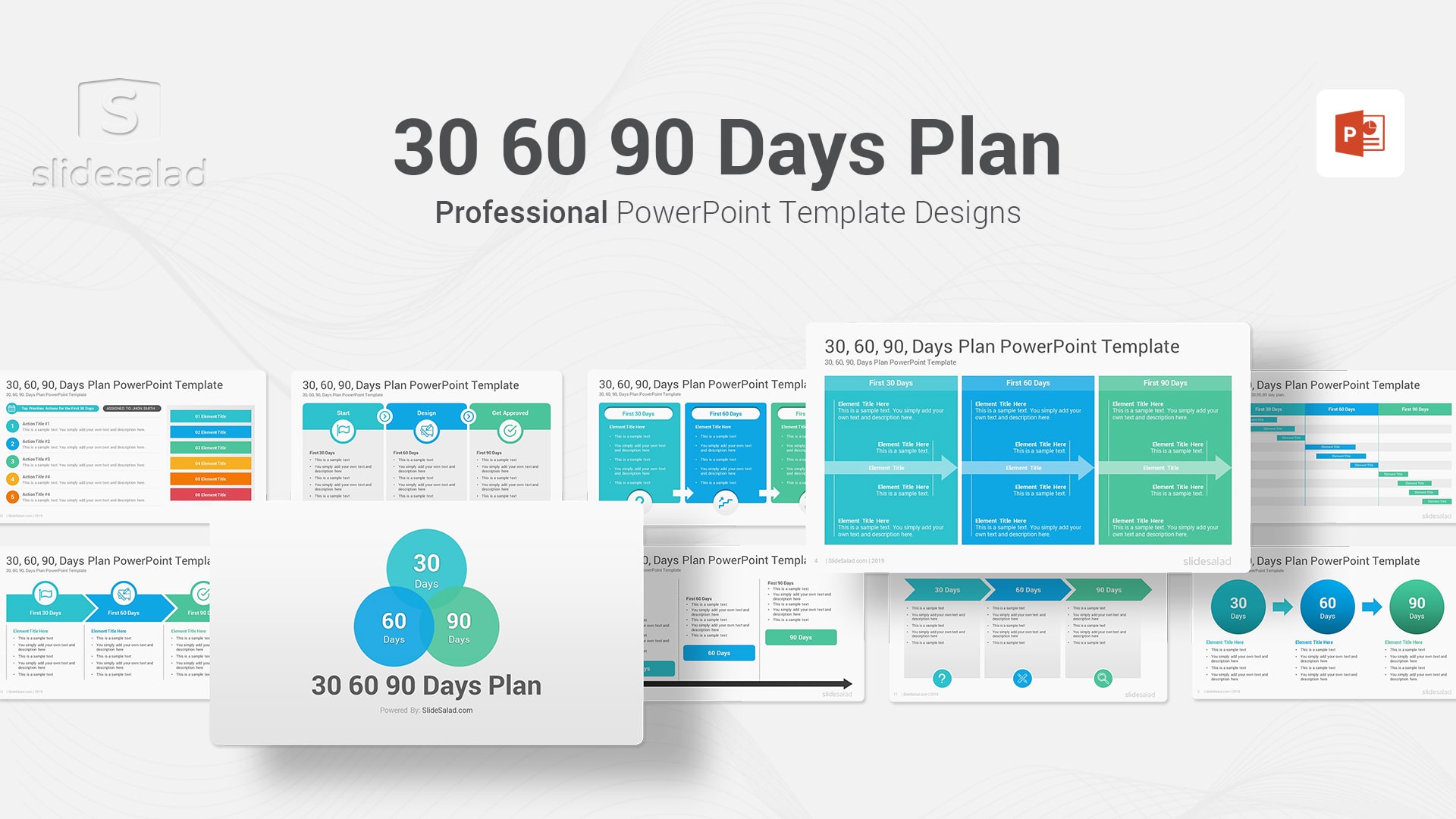 30 60 90 Days Plan PowerPoint Template