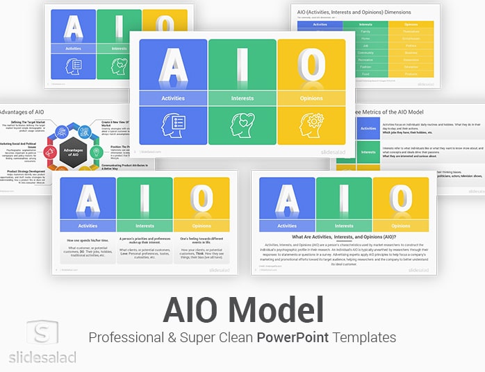 AIO Model PowerPoint Template Designs