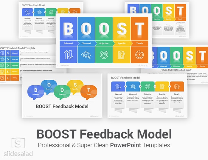 BOOST Feedback Model PowerPoint Template Designs