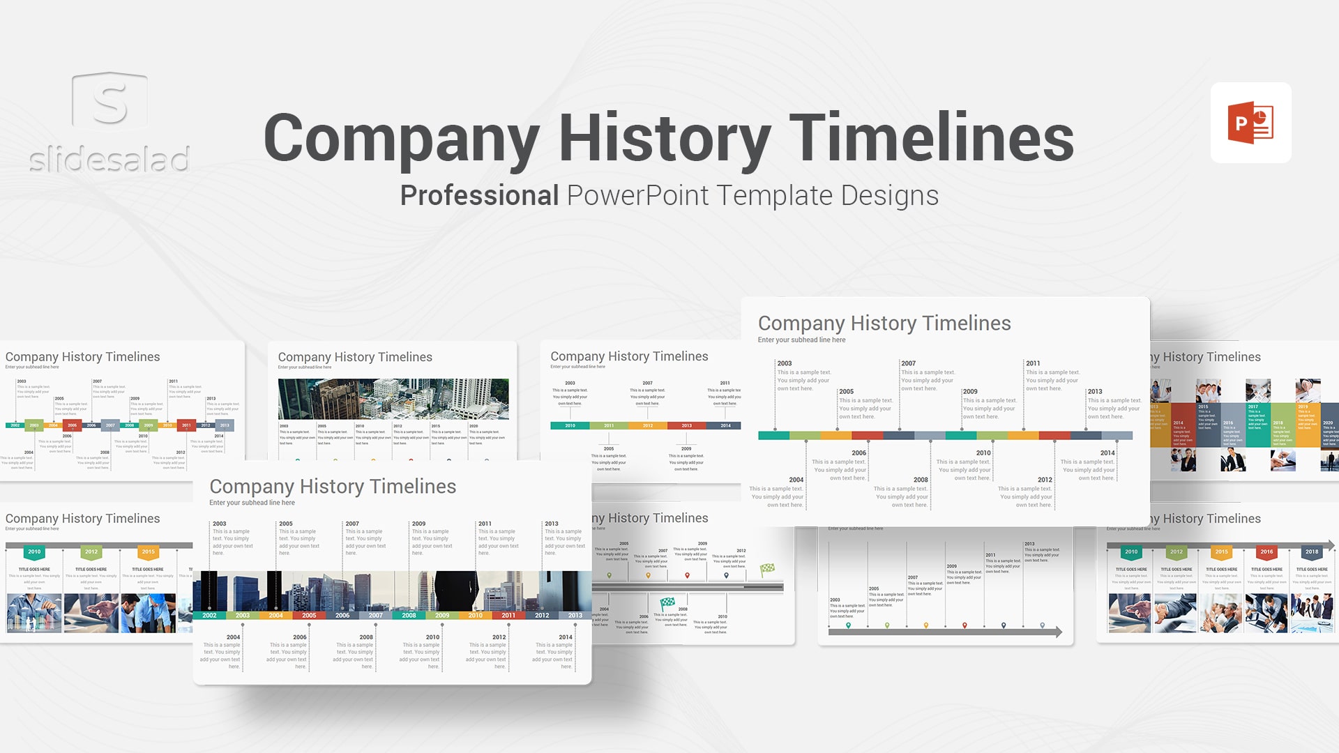 Company History Timelines Diagrams PowerPoint Presentation Template - Professional Company History Timelines Infographic Design Layouts