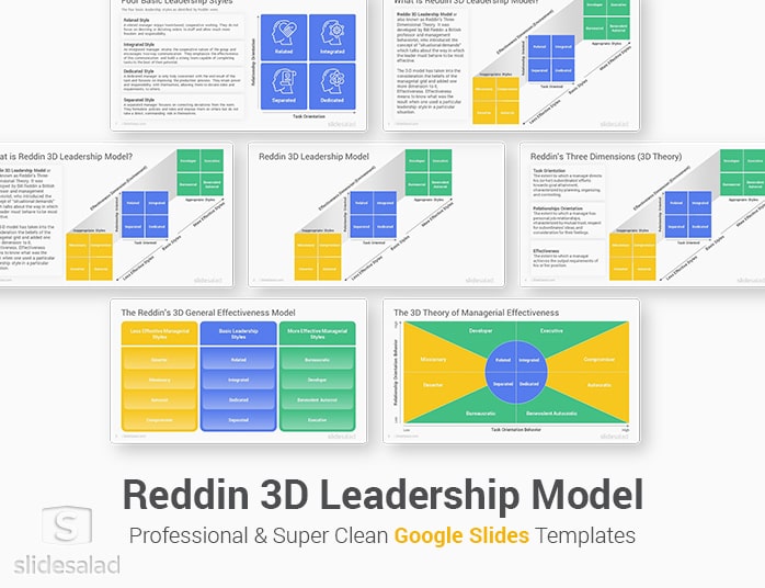 Reddin 3D Leadership Model Google Slides Template
