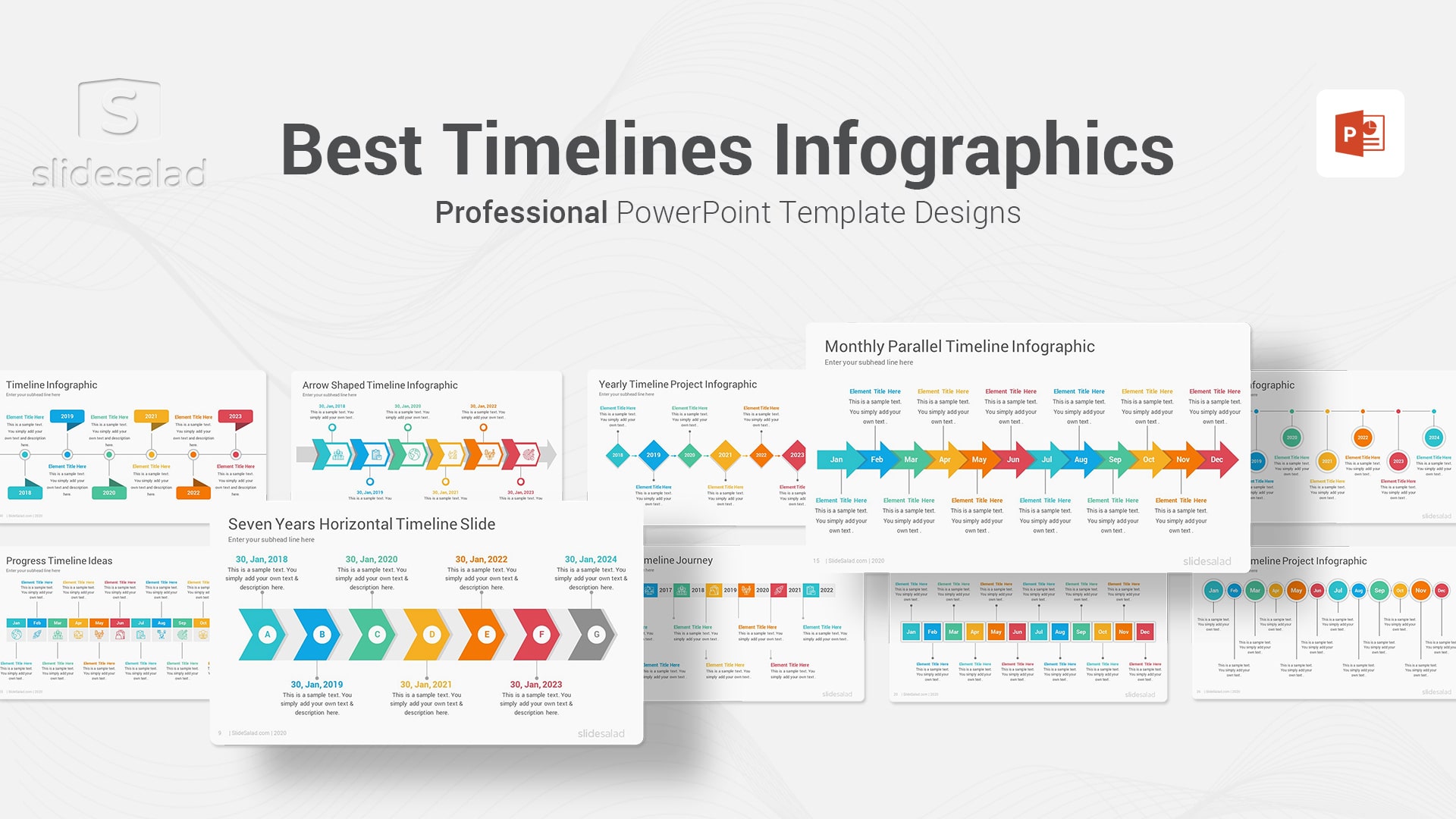 Best Timelines Infographics PowerPoint Template Diagrams - Fully Editable Timeline Templates for PowerPoint