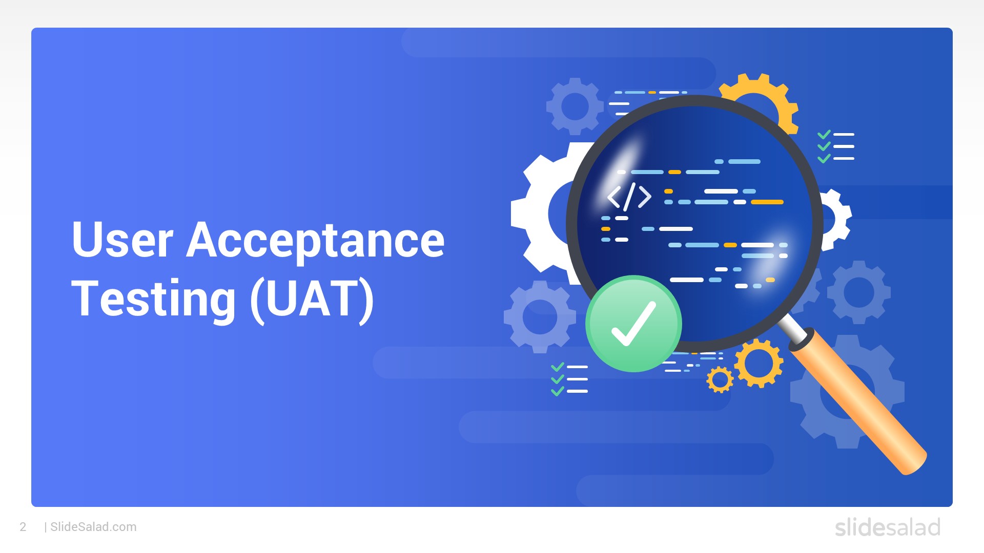 User Acceptance Testing PowerPoint Template Designs