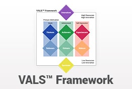 VALS Framework PowerPoint Template Designs