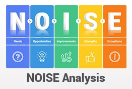 NOISE Analysis PowerPoint Template Designs