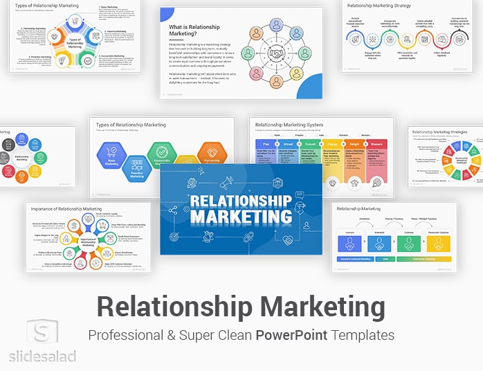Relationship Marketing PowerPoint Template Designs