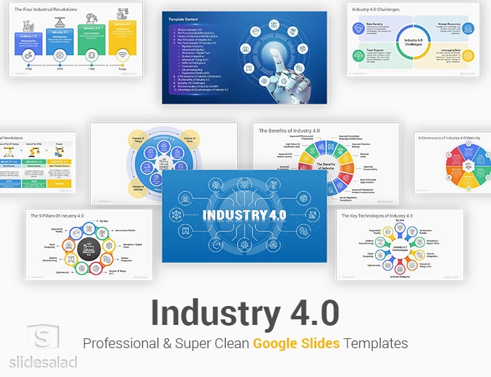 Industry 4.0 Google Slides Template Designs