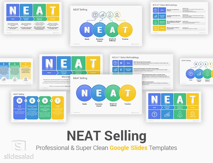 NEAT Selling Google Slides Template Designs