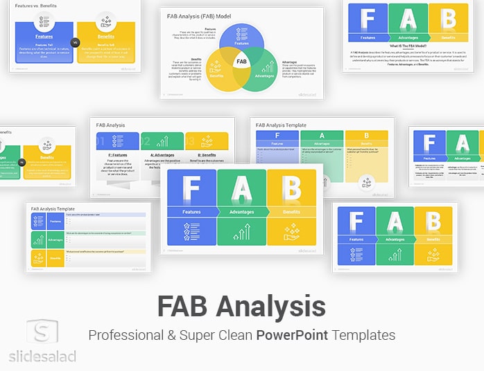 FAB Analysis PowerPoint Template Designs