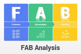 FAB Analysis PowerPoint Template Designs