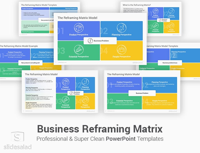 Business Reframing Matrix PowerPoint Templates